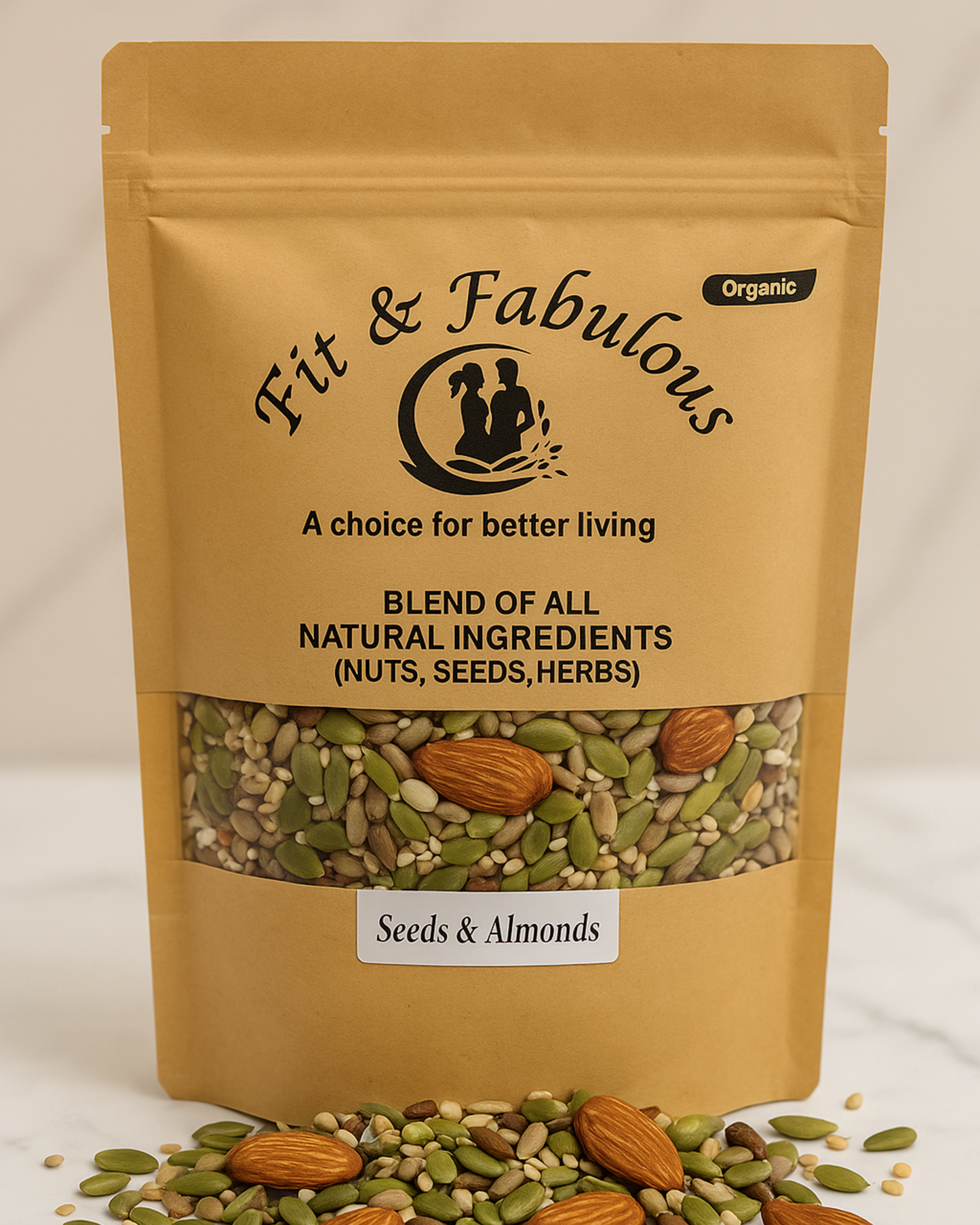 Fit with Ammara Seeds & Almonds Mix