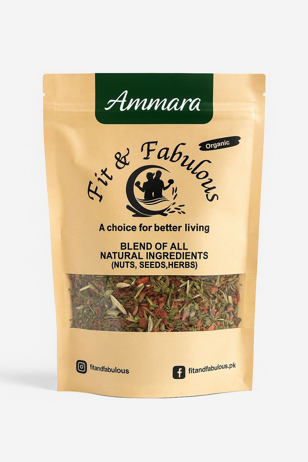 Fit with Ammara Premium Herbal Kehwa Mix Natural Detox & Immunity Booster
